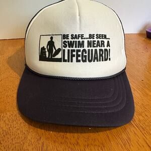 OTTO Navy and White Lifeguard Hat
